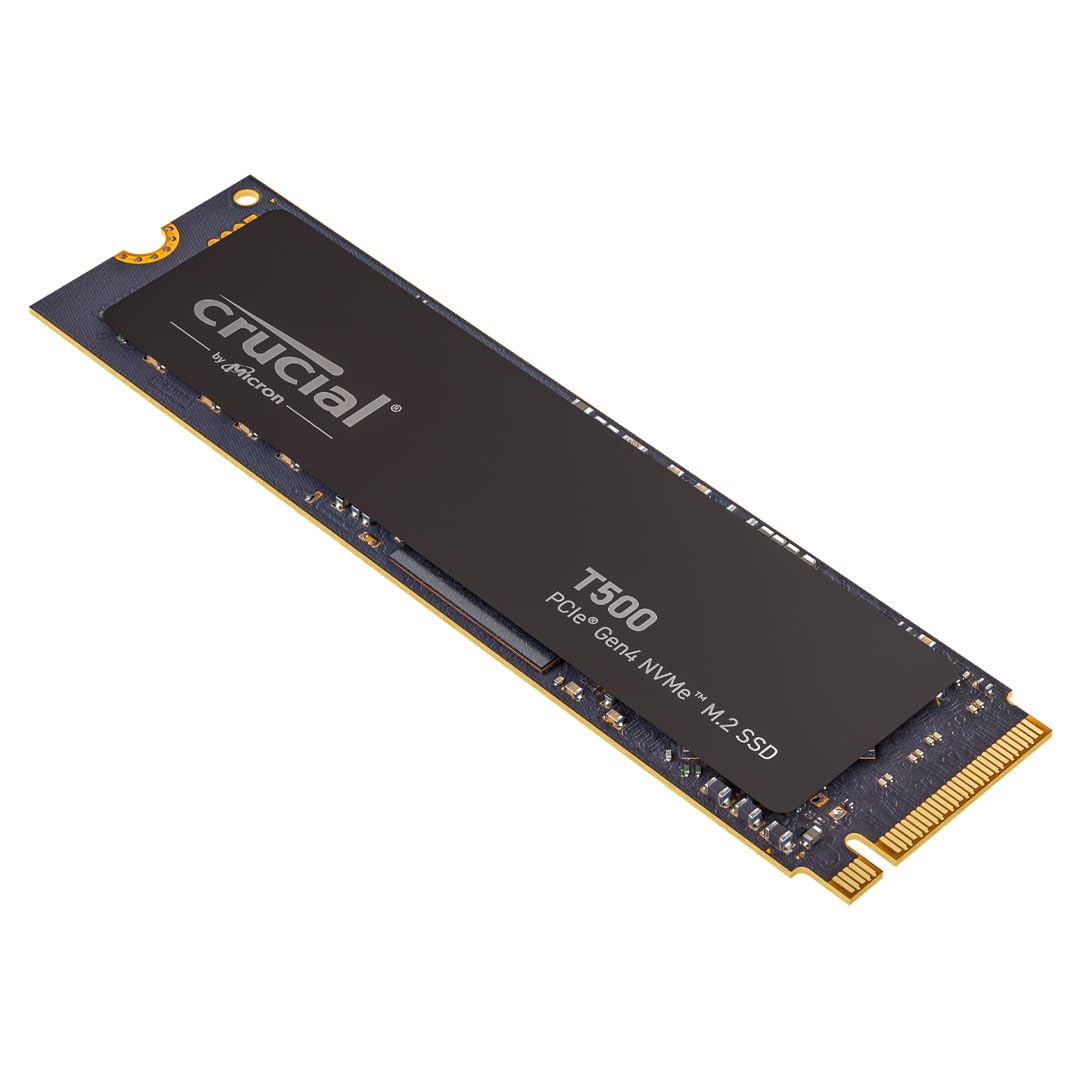Crucial T500 PCIE GEN4 NVME M.2 SSD Speed up to 7200MB/s Crucial T500 PCIE GEN4 NVME M.2 SSD Speed up to 7200MB/s